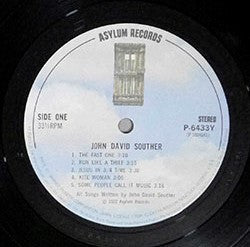 John David Souther - John David Souther (LP, Album, RE)
