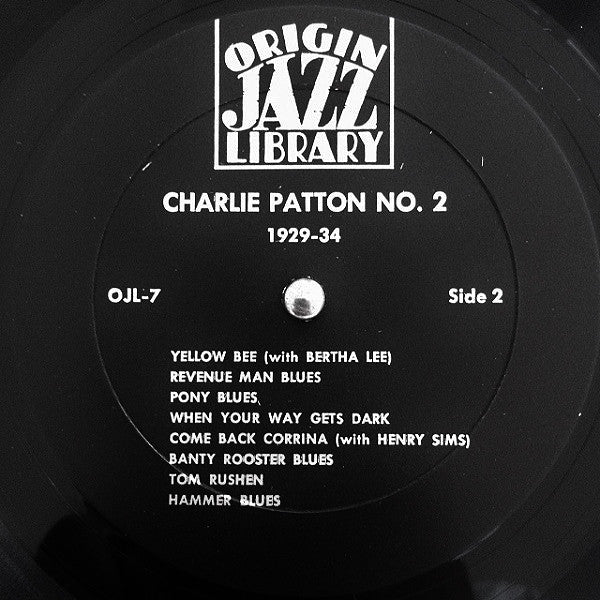Charlie Patton* - The Immortal Charlie Patton Number 2 (LP, Comp, RE)
