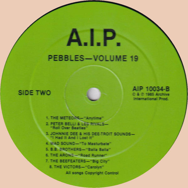 Various - Pebbles Vol.19 - The Continent Lashes Back! Pt. 3 Denmark...