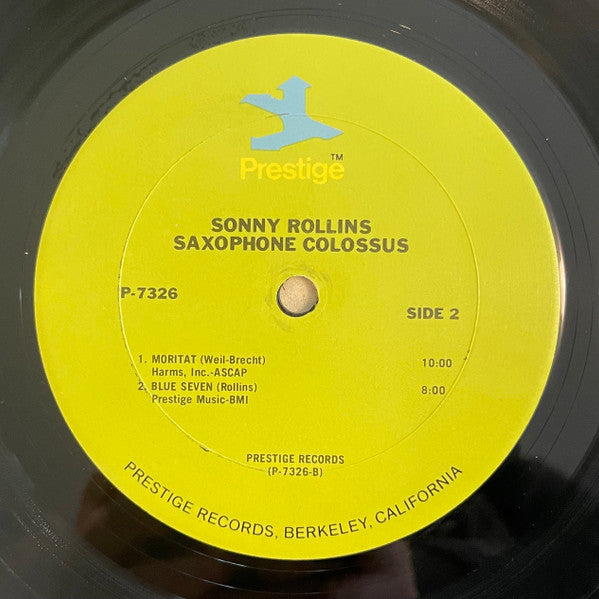 Sonny Rollins - Saxophone Colossus (LP, Album, RE)