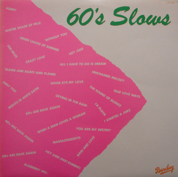 Magazine 60 - 60's Slows (LP, Mixed)