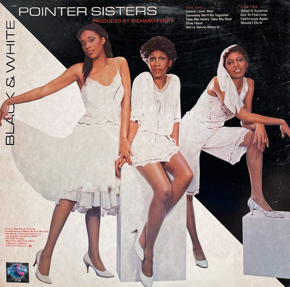 Pointer Sisters - Black & White (LP, Album, ARC)