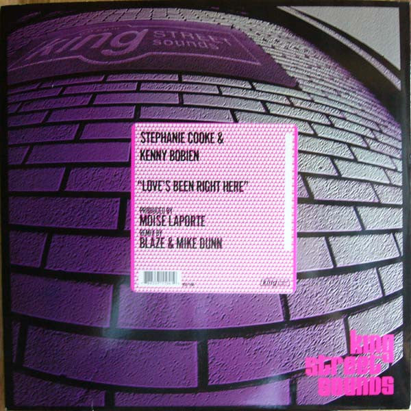 Stephanie Cooke & Kenny Bobien - Love's Been Right Here (12"")