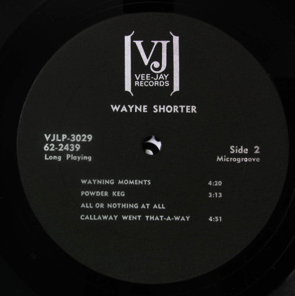 Wayne Shorter - Wayning Moments (LP, Album, Mono, RE)