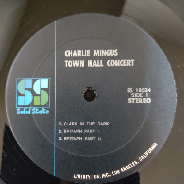 Charlie Mingus* - Town Hall Concert (LP, Album, RE, RP)