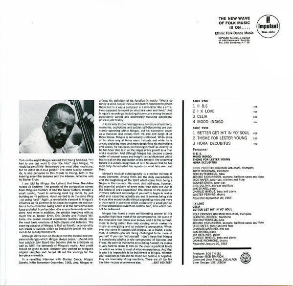 Charles Mingus - Mingus Mingus Mingus Mingus Mingus (LP, Album, RE)