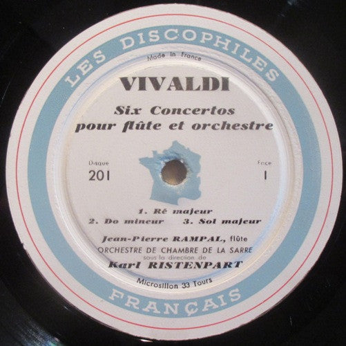 Antonio Vivaldi - Les Concertos Pour Flûte De Vivaldi 2ème Série(LP...