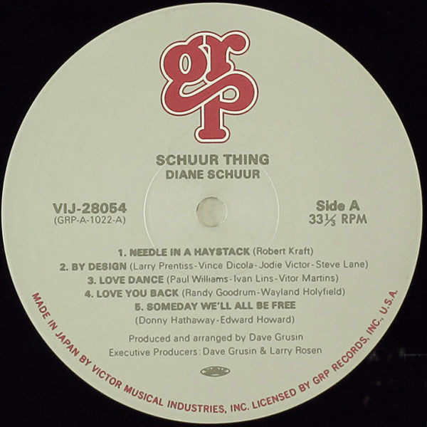 Diane Schuur - Schuur Thing (LP, Album)
