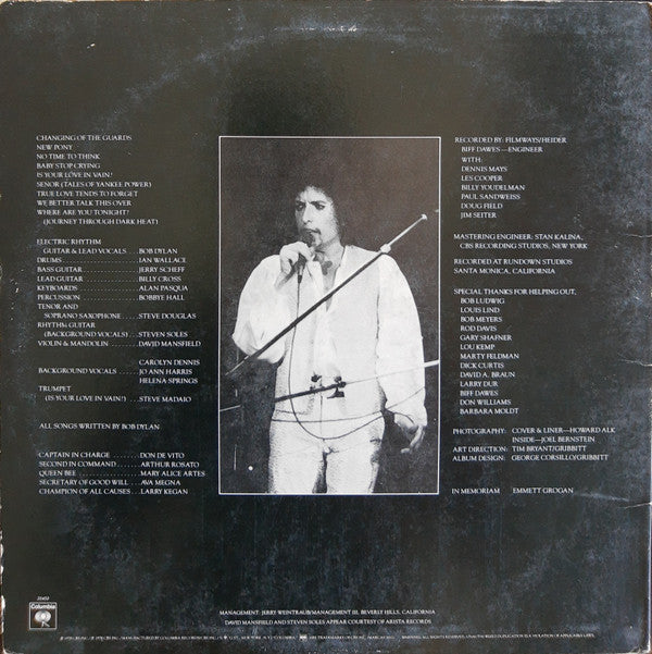 Bob Dylan - Street-Legal (LP, Album, Pit)