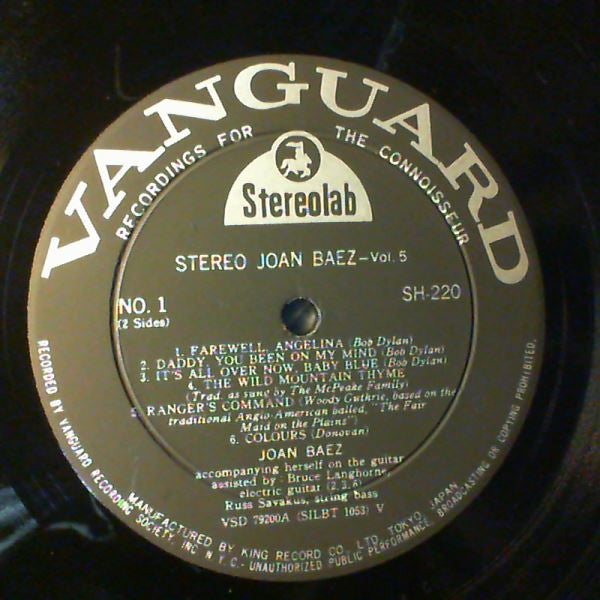 Joan Baez - 5 in Stereo (LP, Album)