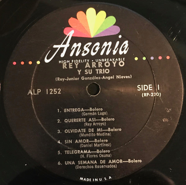 Rey Arroyo Y Su Trio - Rey Arroyo Y Su Trio (LP, Album)