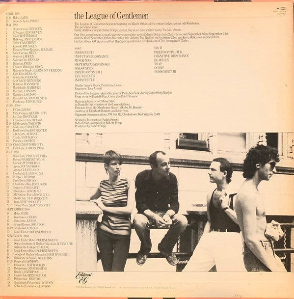 Robert Fripp - The League Of Gentlemen(LP, Album, Promo)