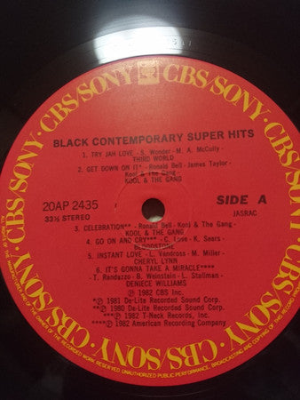 Various - Black Contemporary Super Hits (LP, Comp)
