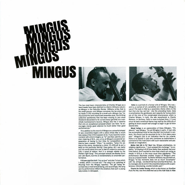 Charles Mingus - Mingus Mingus Mingus Mingus Mingus (LP, Album, RE)
