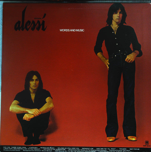 Alessi - Words And Music (LP, Album)