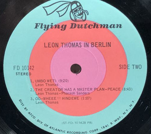 Leon Thomas With Oliver Nelson - In Berlin (LP, Album, PR )