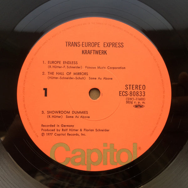 Kraftwerk - Trans Europe Express (LP, Album, RP)