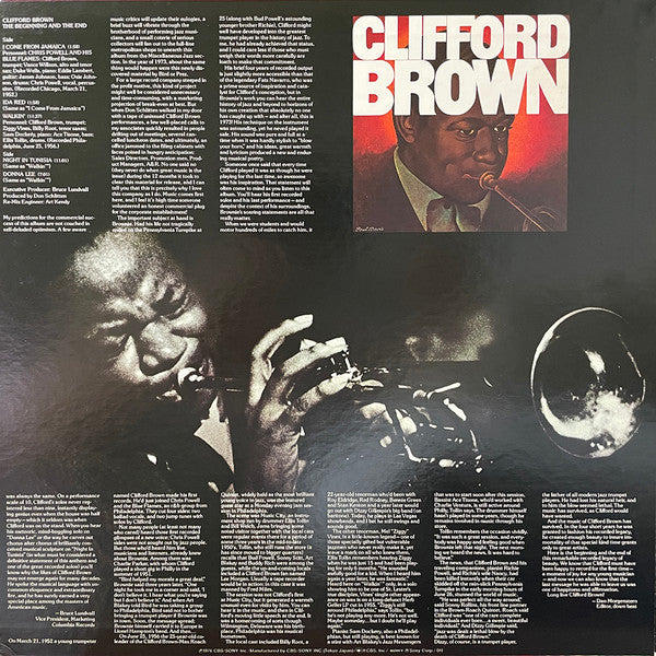 Clifford Brown - The Beginning And The End (LP, Album, Mono, RE)