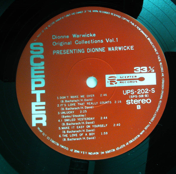 Dionne Warwick - Presenting Dionne Warwick (LP, RE)