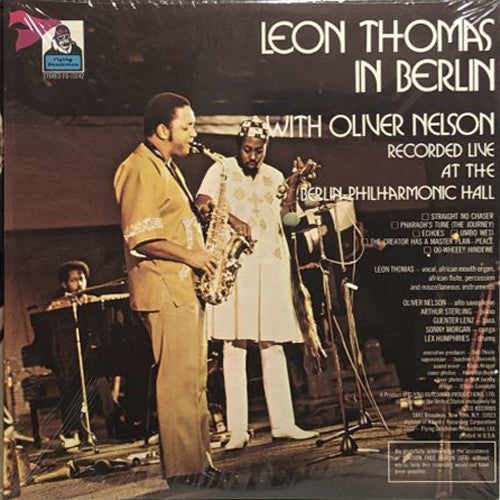 Leon Thomas With Oliver Nelson - In Berlin (LP, Album, PR )