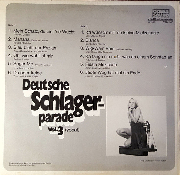 Unknown Artist - Deutsche Schlager-Parade Vol. 3 (Vocal) (LP)