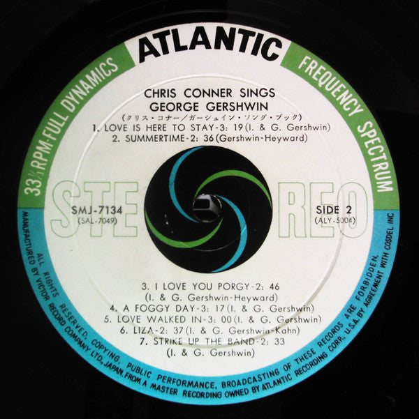 Chris Connor - Gershwin Song Book (LP)