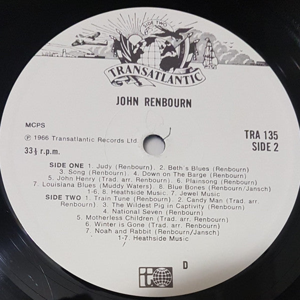 John Renbourn - John Renbourn (LP, Album, Mono)
