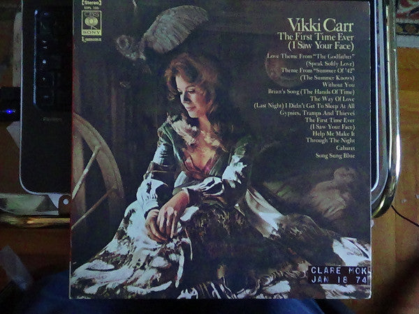 Vikki Carr - The First Time Ever (I Saw Your Face) (LP, Album)