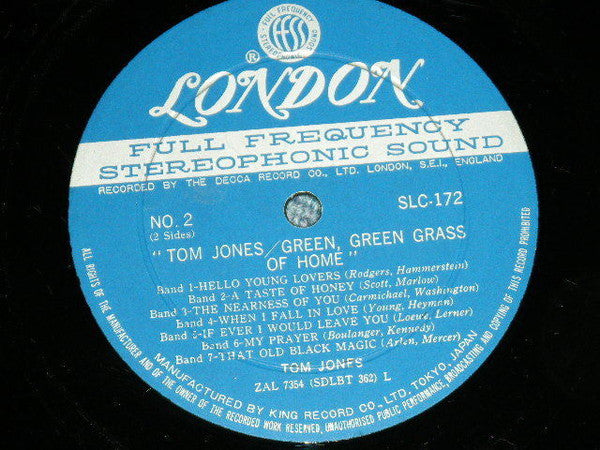 Tom Jones - Green, Green Grass Of Home (LP, Album)