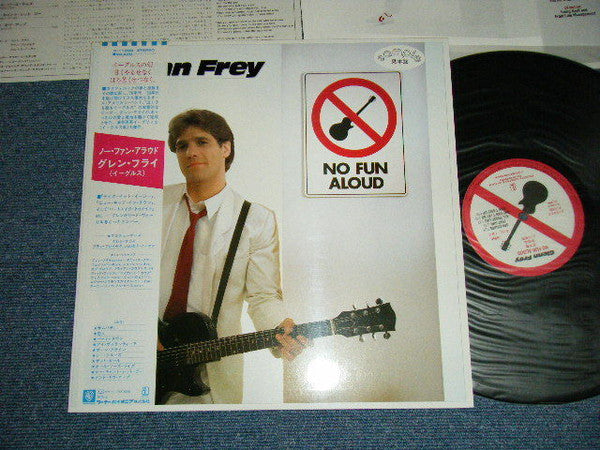 Glenn Frey - No Fun Aloud (LP, Album, Promo)