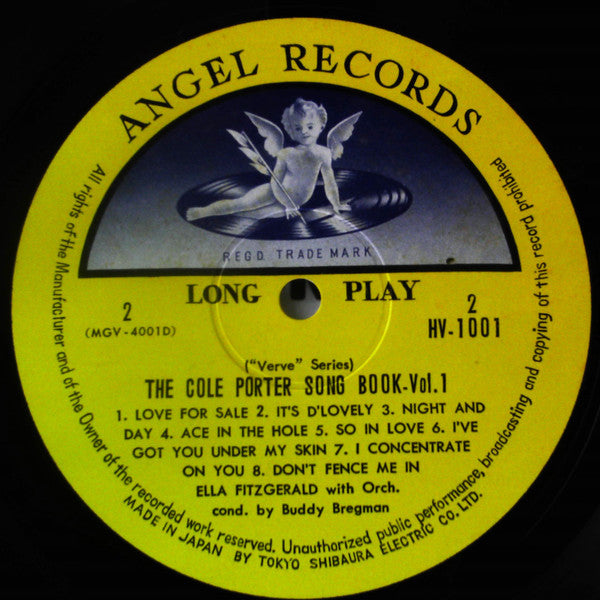 Ella Fitzgerald - The Cole Porter Songbook Vol. 1(LP, Album, Mono, ...