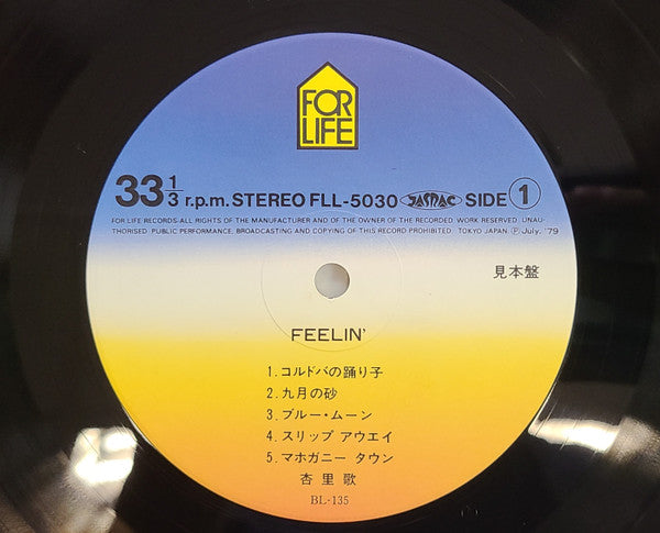 Anri (2) - Feelin' (LP, Album, Promo)