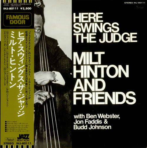 Milt Hinton And Friends - Here Swings The Judge(LP, Album, RE)