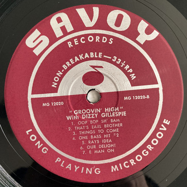 Dizzy Gillespie - Groovin' High (LP, Comp, Mono, RE, RP, Mar)