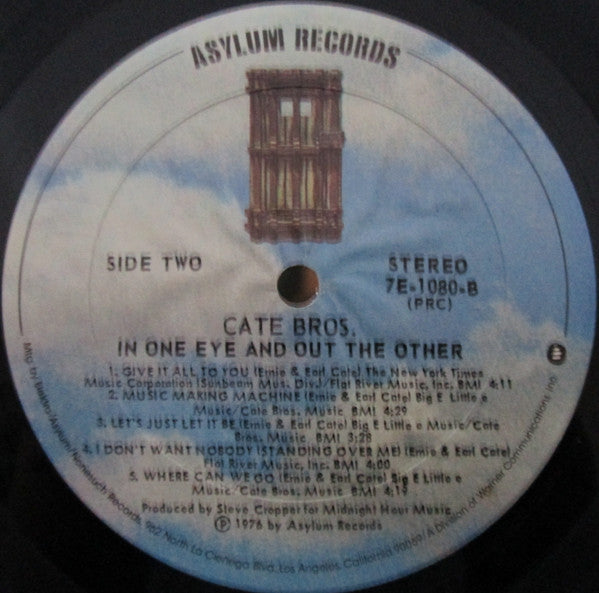 Cate Bros.* - In One Eye And Out The Other (LP, Album, PRC)