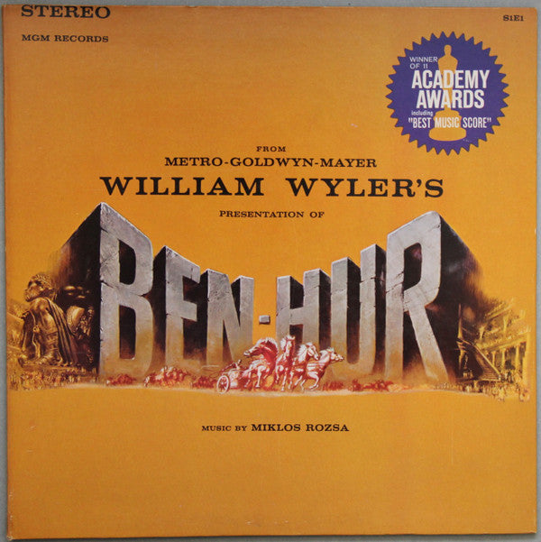 Miklos Rozsa* - Ben-Hur (LP, Album, RE, PRC)