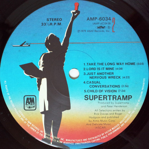 Supertramp - Breakfast In America (LP, Album, B&W)