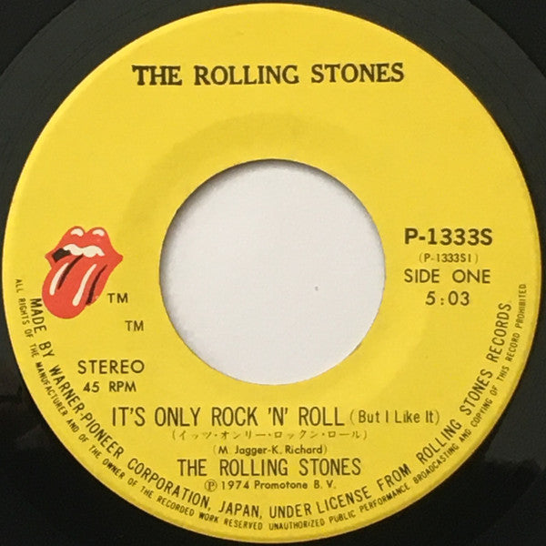 The Rolling Stones - It's Only Rock 'N' Roll (7"", Single)