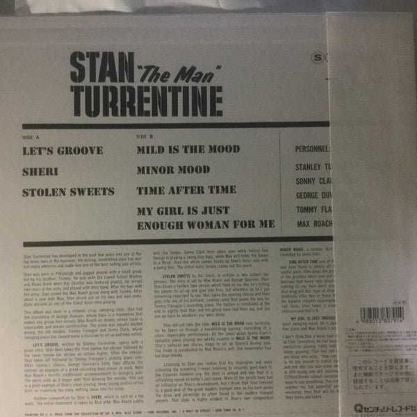 Stan Turrentine* - Stan ""The Man"" Turrentine (LP, Album, RE)