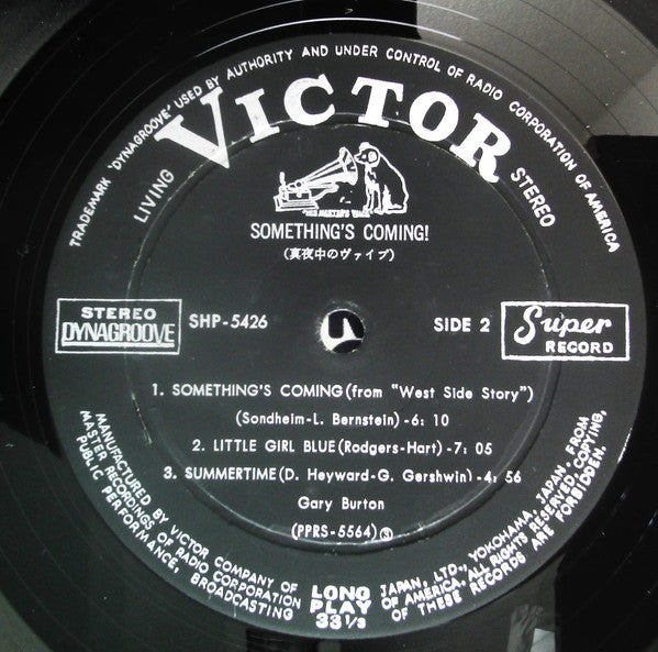 Gary Burton - Something's Coming! (LP)