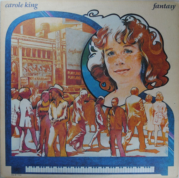 Carole King - Fantasy (LP, Album, Mon)