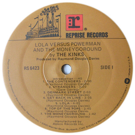 The Kinks - Lola Versus Powerman And The Moneygoround, Part One(LP,...