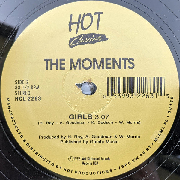 Sylvia* / The Moments - Pillow Talk / Girls (12"", Single)