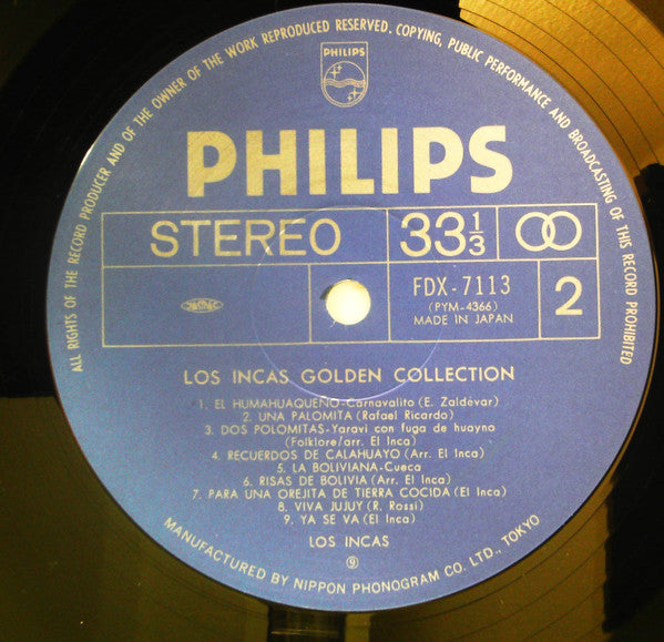 Los Incas - Golden Collection (LP, Comp)