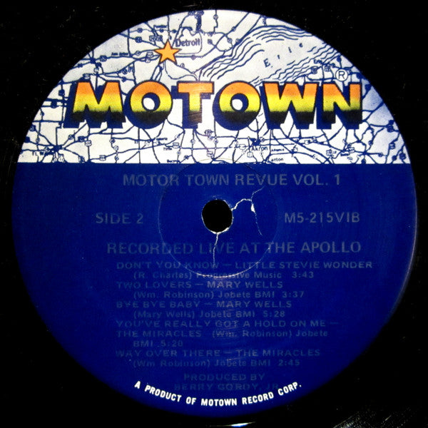 Various - The Motor-Town Revue Vol. 1 - Recorded Live At The Apollo...