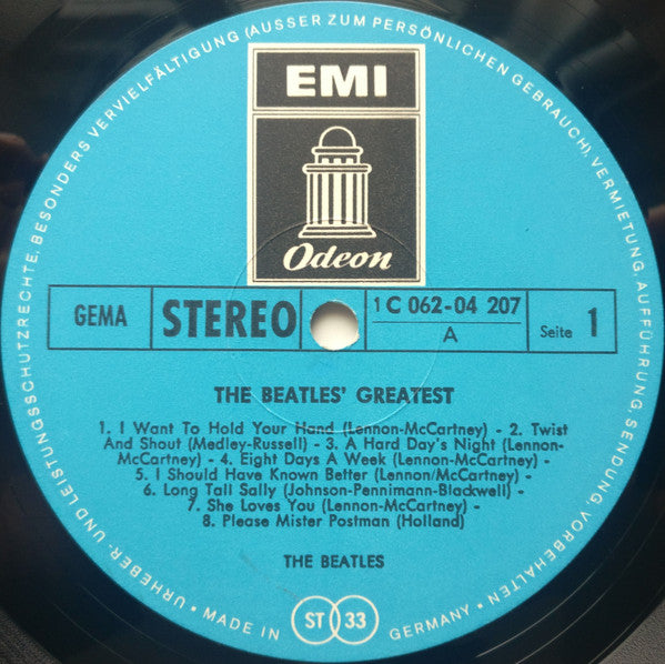 The Beatles - The Beatles' Greatest (LP, Comp)