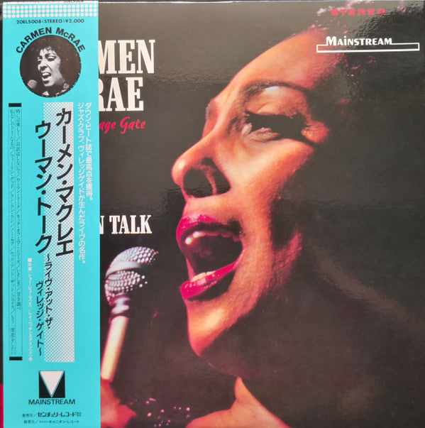 Carmen McRae - Woman Talk (Live At The Village Gate) (LP, Album, RE)