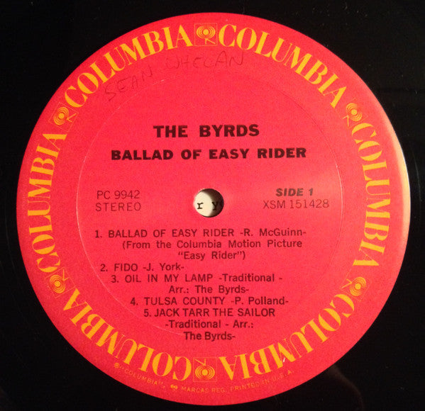 The Byrds - Ballad Of Easy Rider (LP, Album, RE)