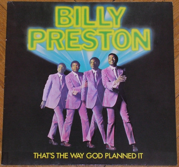 Billy Preston - That's The Way God Planned It(LP, Album, RE, RM + 12")