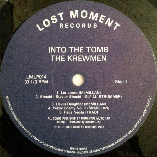 The Krewmen - Into The Tomb (LP, Album)